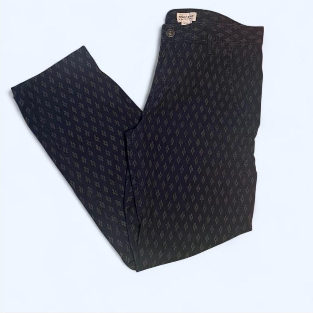 Dockers Navy Patterned Slim Tapered Pants